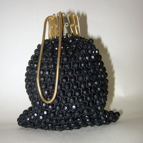 Beaded discount pouch bag