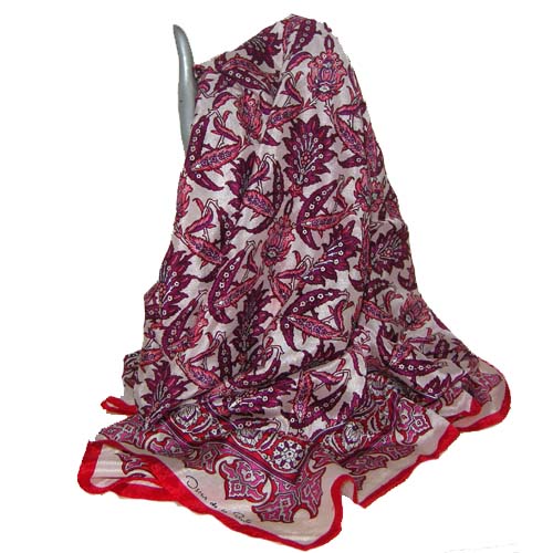 Oscar de la Renta vintage チェック柄 シルクスカート Oscar de la Renta vintage チェック柄 シルクスカート